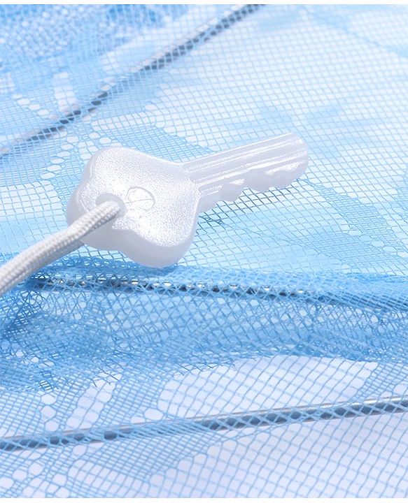 Babyhug Star Design Mosquito Net Small - Blue