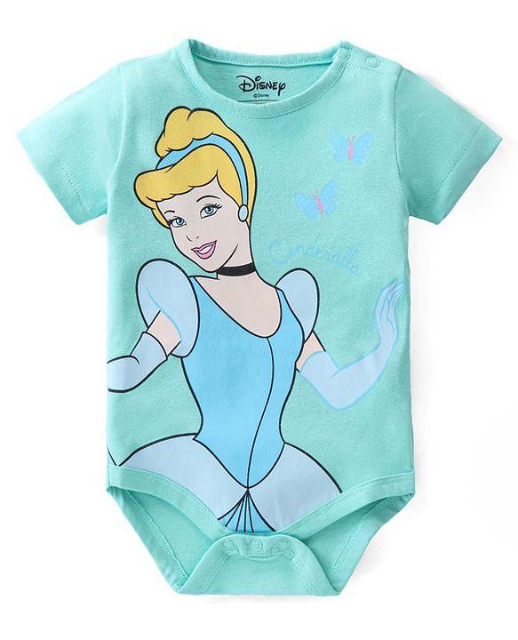 Babyhug Disney Cotton Knit Half Sleeves T-Shirt & Shorts Set With Mickey Mouse Graphics - Yellow main image 1
