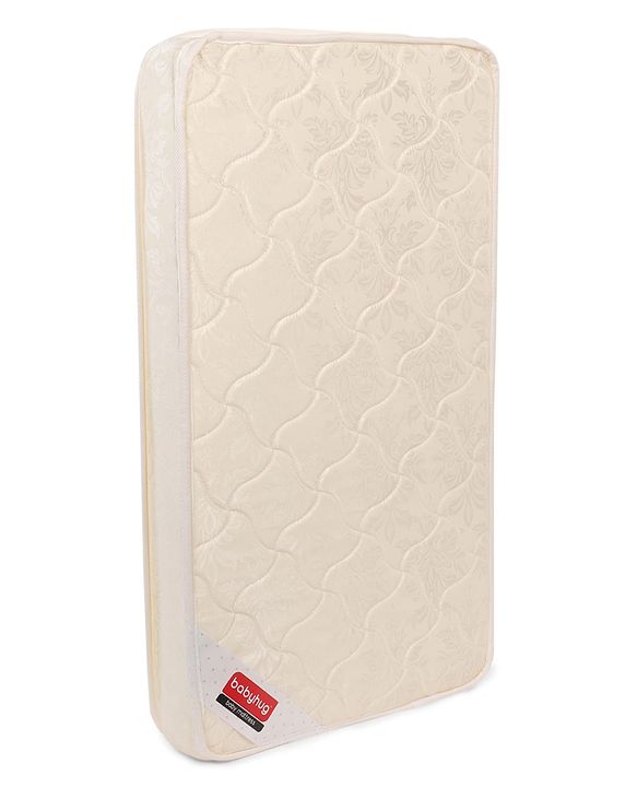 Babyhug High Density Soft Foam Baby Mattress Floral Print - Off White