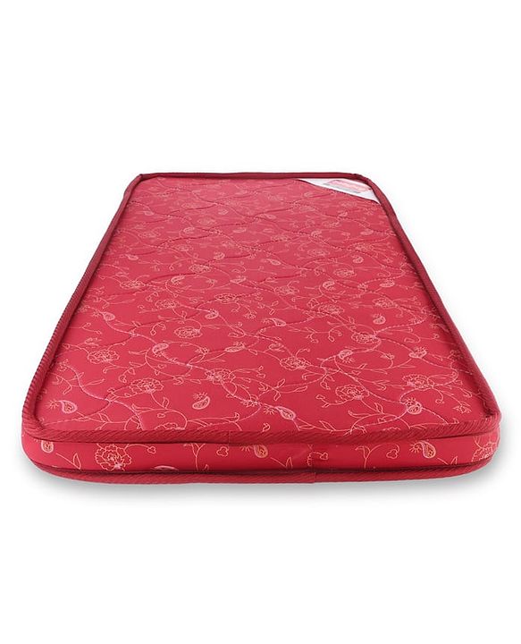 Babyhug High Density Soft Foam Baby Mattress Floral Print - Off White