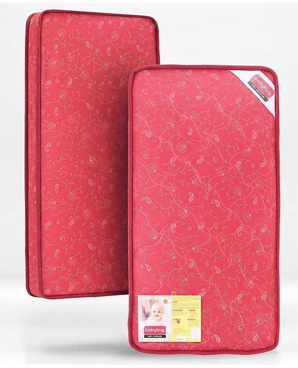 Babyhug High Density Soft Foam Baby Mattress Floral Print - Off White