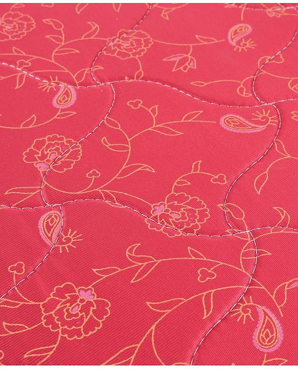 Babyhug High Density Soft Foam Baby Mattress Floral Print - Off White