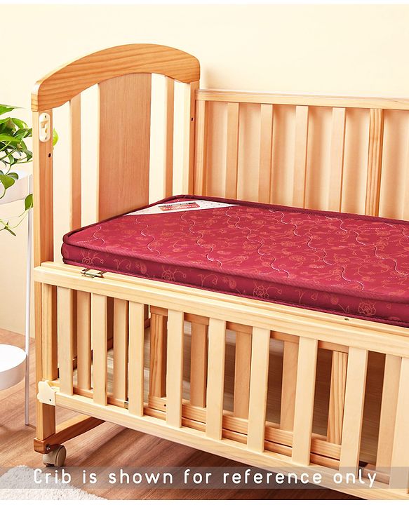 Babyhug High Density Soft Foam Baby Mattress Floral Print - Off White