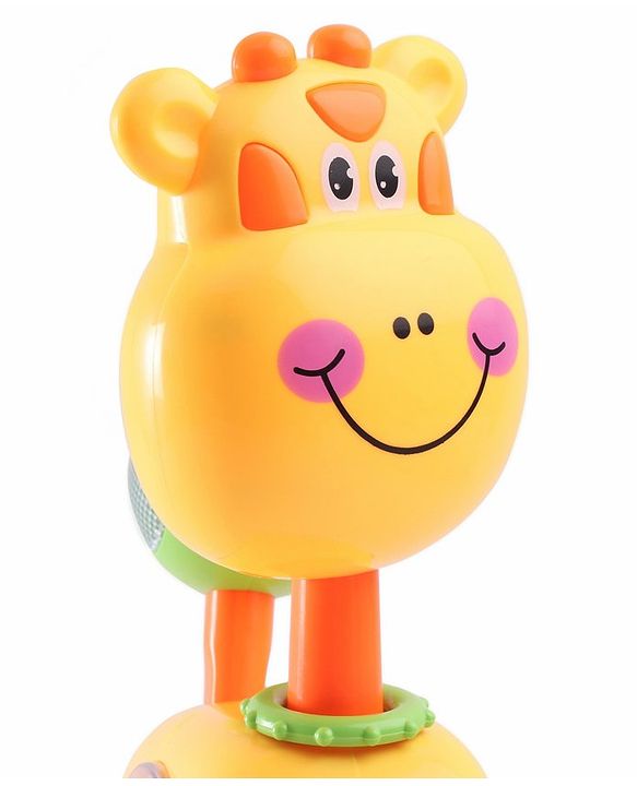 Babyhug Musical Light & Sound Elephant Piano with 5 Modes of Animal Sound - Blue