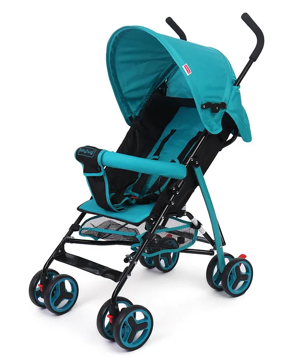 Babyhug Agile Baby Light Weight Stroller Buggy With Umbrella Fold No Reclining Position Blue Black Online in India Buy at Best Price from FirstCry 1730140