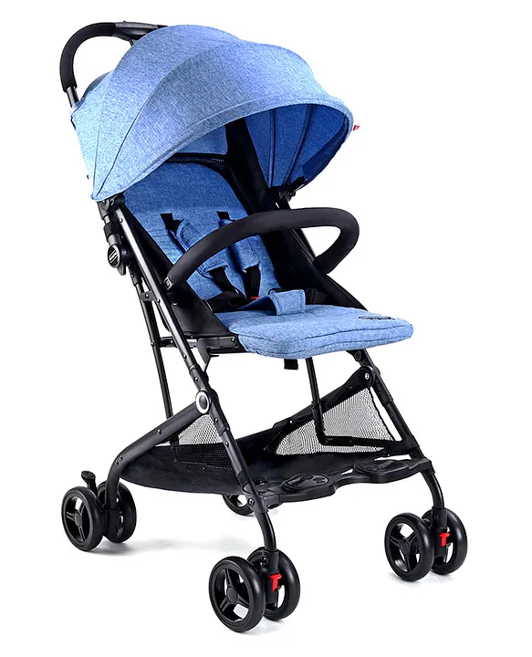 Babyhug Easy Travel Cabin Stroller With Z Fold Trolley Handle Blue Online in India Buy at Best Price from FirstCry 1730142