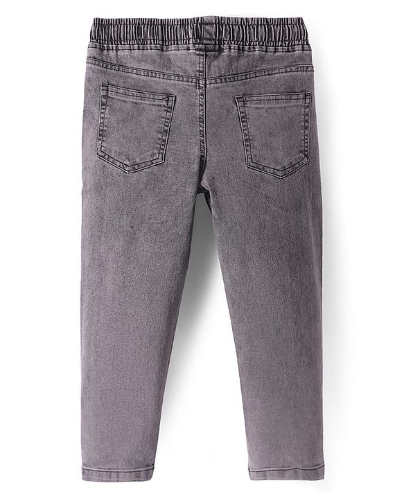 Pine Kids Full Length Washed Denim Jeans - Black