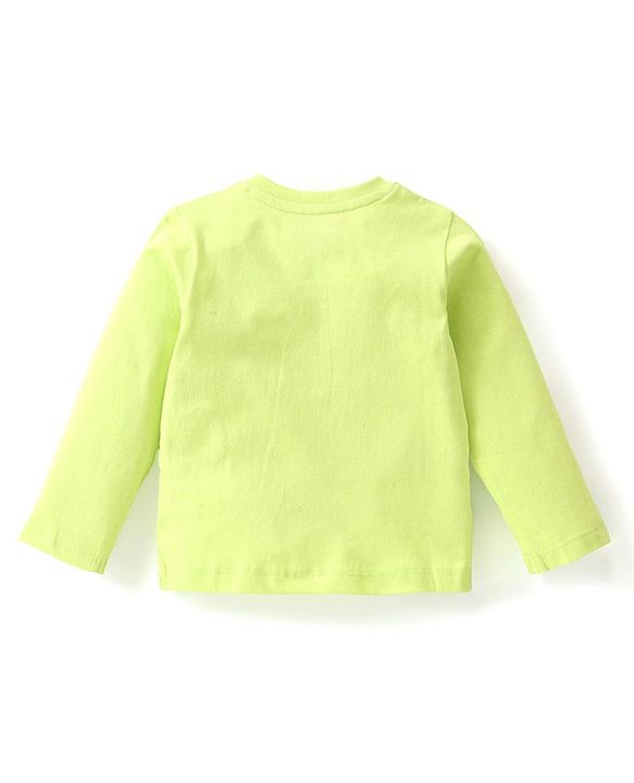 Babyhug Disney Single Jersey Full Sleeve Night Suit With Marie Graphics - Green & Purple