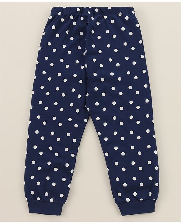 Babyhug Disney Single Jersey Full Sleeves Shorts Night Suit   With Marie Graphics - Multicolour