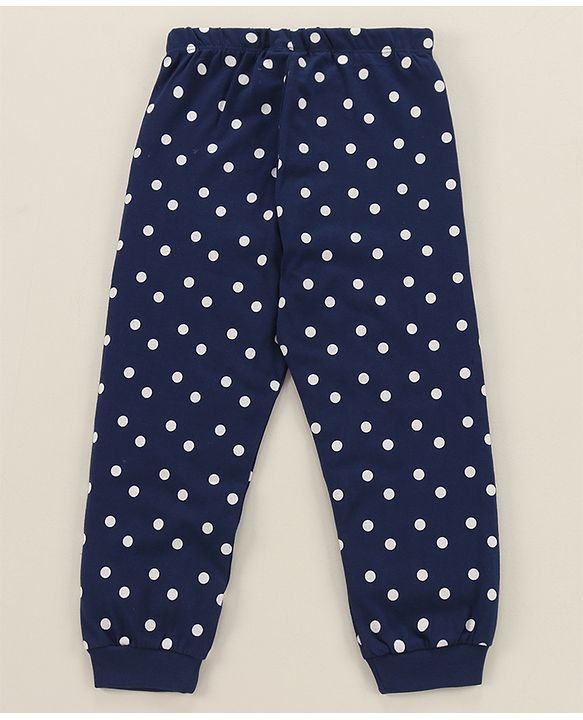 Babyhug Disney Single Jersey Full Sleeves Shorts Night Suit   With Marie Graphics - Multicolour