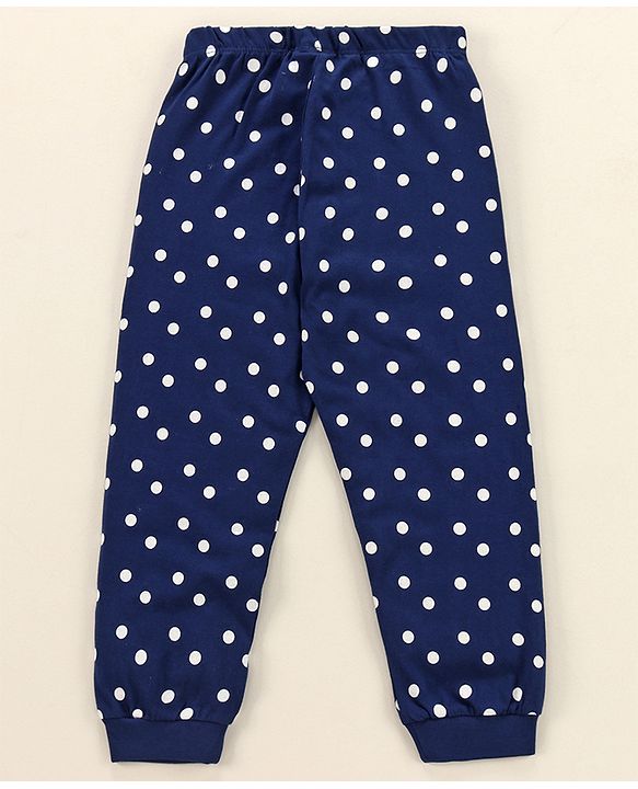 Babyhug Disney Single Jersey Full Sleeves Shorts Night Suit   With Marie Graphics - Multicolour
