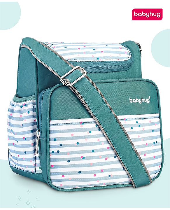 Babyhug Mini & Compact Sling Diaper Bag Abstract Print- Blue