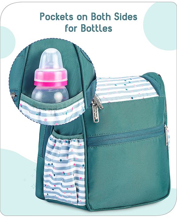 Babyhug Mini & Compact Sling Diaper Bag Abstract Print- Blue