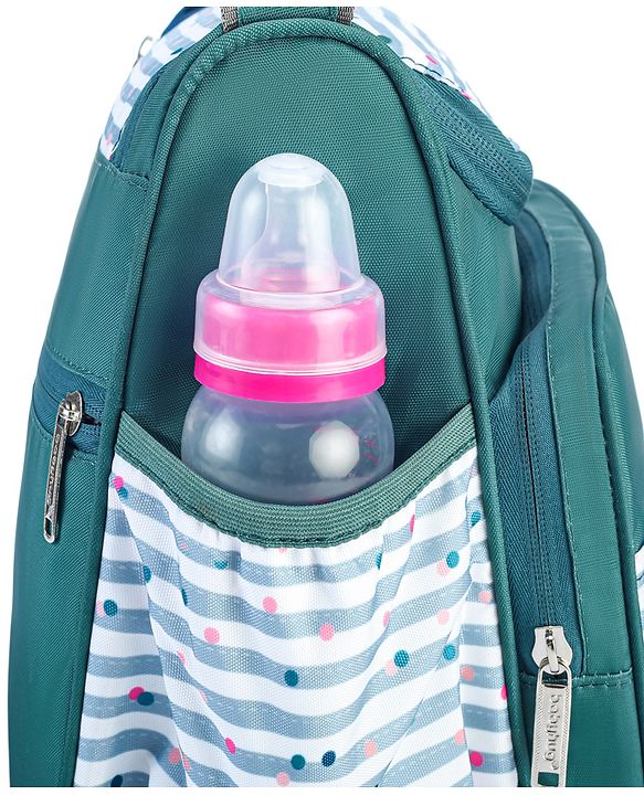 Babyhug Mini & Compact Sling Diaper Bag Abstract Print- Blue