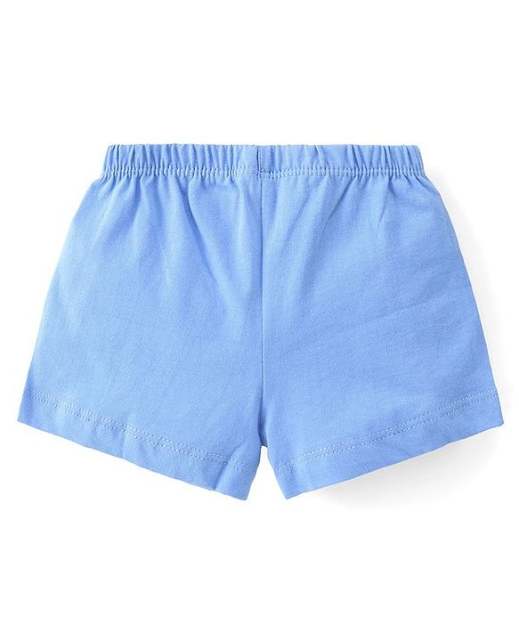 Babyhug 100% Cotton Above Knee Length Trunks Vehicle Print Pack of 3 - Multicolour