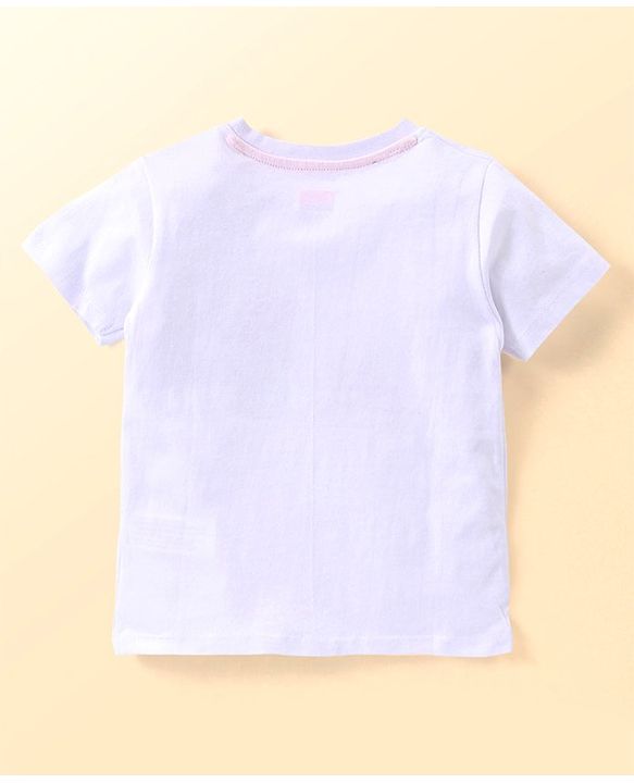 Babyhug Cotton Woven Printed Half Sleeves  Shirt With T-Shirt - Multicolour
