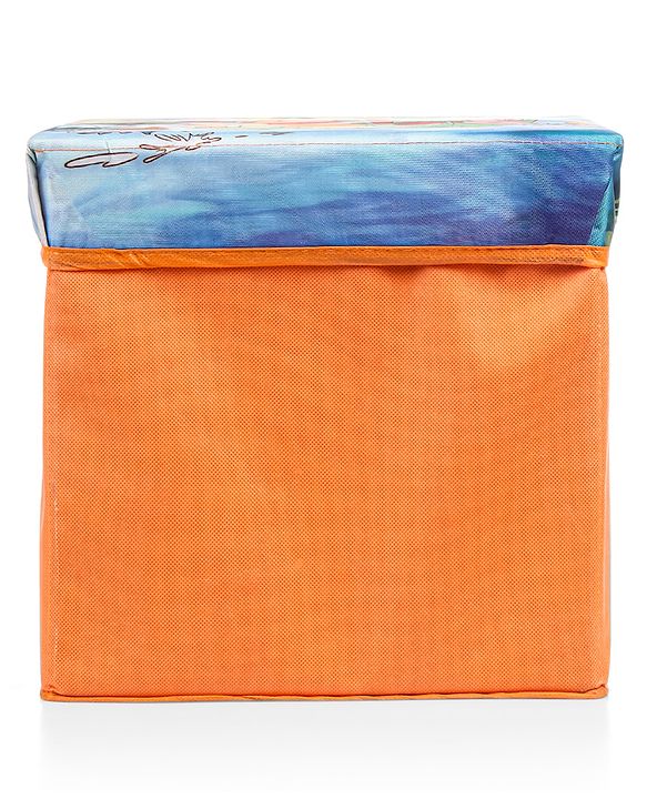 Babyhug Disney Foldable Storage Box with Lid The Lion King Theme- Blue| Collapsible Design| Versatile Use| Toys and Books Organizer| Trendy Storage Solution