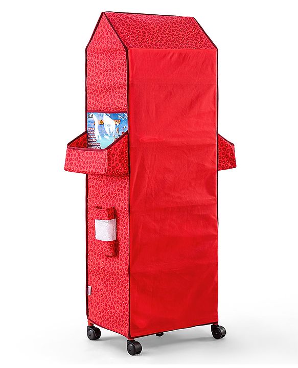 Babyhug Disney 5 Shelved Almirah With Wheels The Lion King Theme - Blue