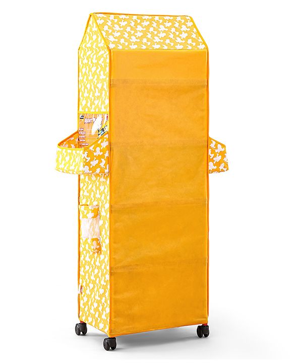 Babyhug Disney 5 Shelved Almirah With Wheels The Lion King Theme - Blue