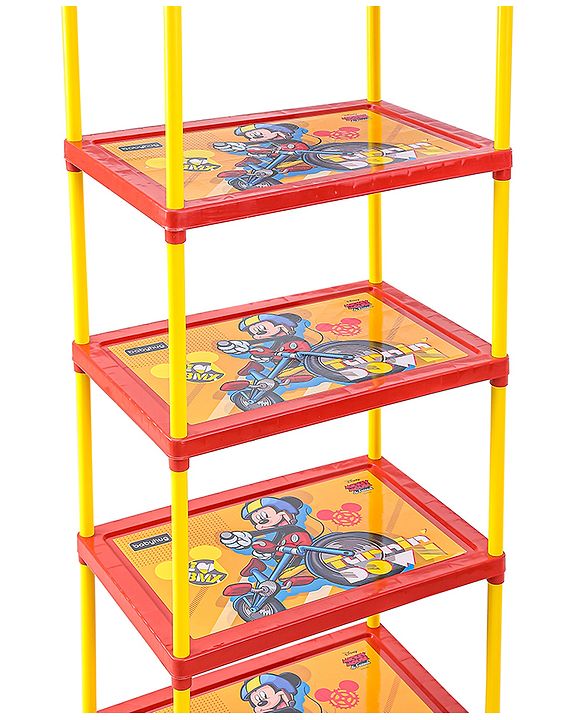 Babyhug Disney 5 Shelved Almirah With Wheels The Lion King Theme - Blue