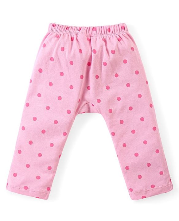 Babyhug Disney Cotton Knit Full Length Leggings with Winnie the Pooh Graphics Pack of 3 - Multicolour