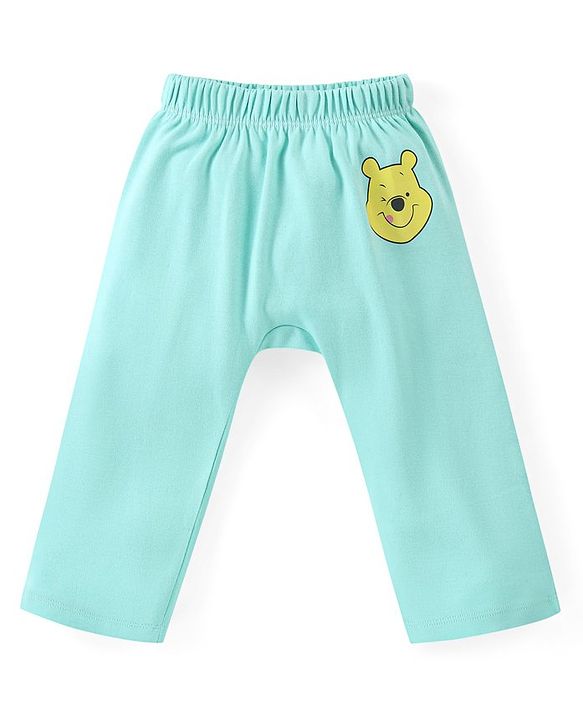 Babyhug Disney Cotton Knit Full Length Leggings with Winnie the Pooh Graphics Pack of 3 - Multicolour