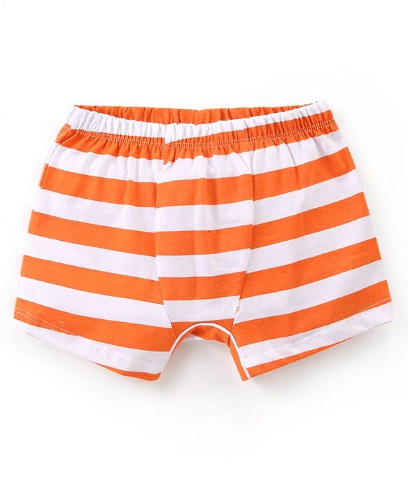 Babyhug Disney Cotton Knit Striped & Winnie Pooh Printed Boxers Pack of 3 - Multicolour