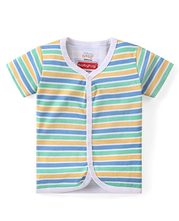 Babyhug Disney Cotton Half Sleeves Jhablas With Stripes & Lion King Graphics Pack of 3 - Multicolour