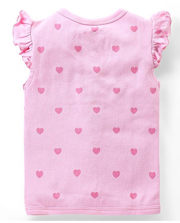 Babyhug Interlock Frill Sleeves Front Open Jhablas Minnie Mouse Print Pack of 3 - Multicolour