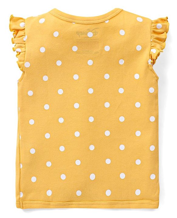 Babyhug Interlock Cotton Knit Frill Sleeves Front Open Jhablas With Minnie Mouse & Daisy Duck Graphics Pack of 3 - Pink Yellow & Blue