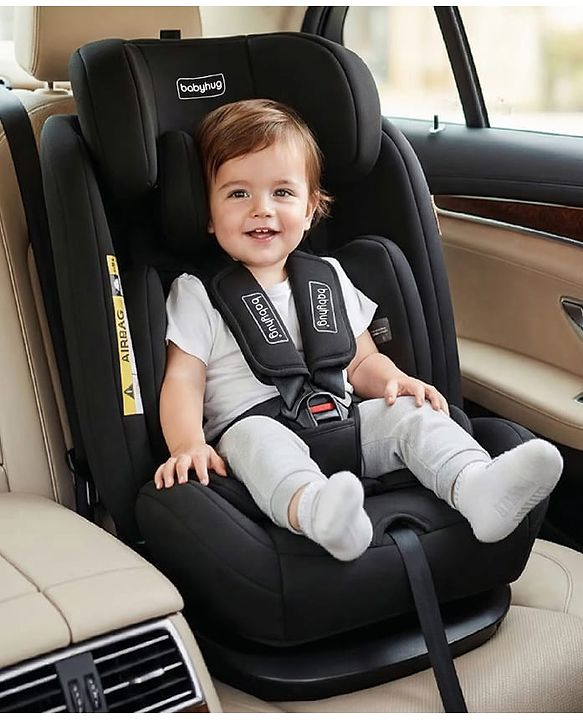 Babyhug R-129 Kids Isofix Convertible Car Seat - Black