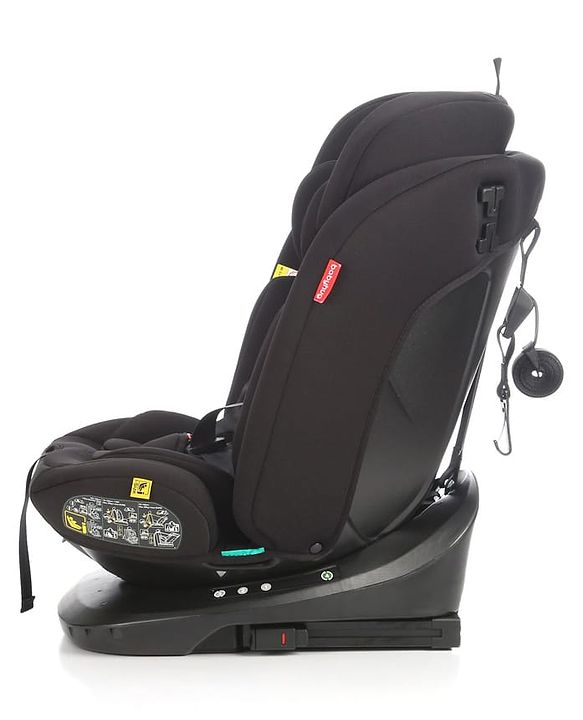 Babyhug R-129 Kids Isofix Convertible Car Seat - Black