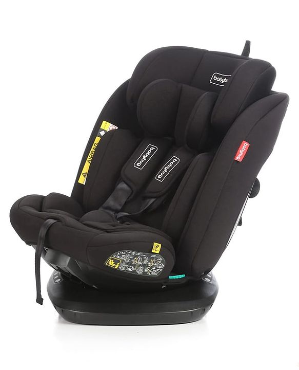 Babyhug R-129 Kids Isofix Convertible Car Seat - Black