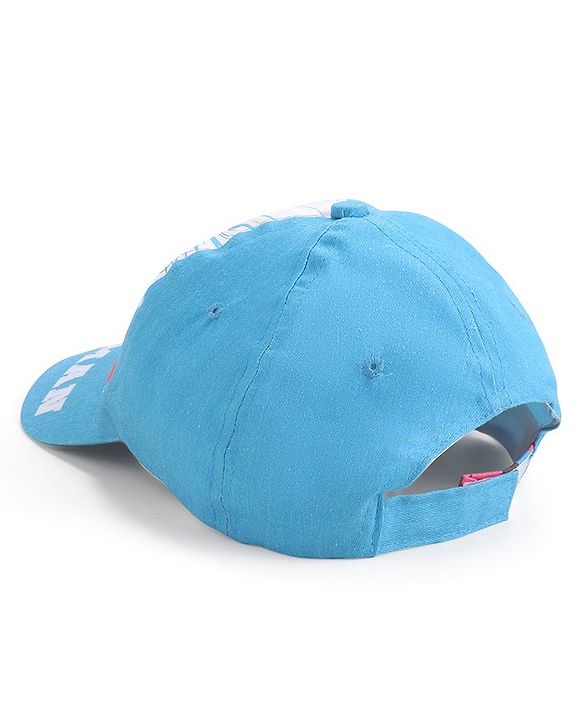 Babyhug Marvel  Summer Cap With Avengers Graphics - Blue