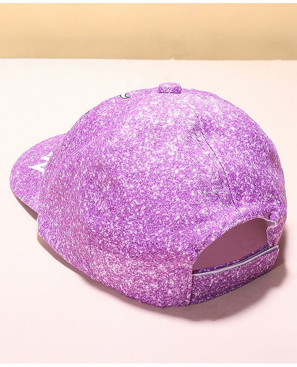 Babyhug Disney Summer Cap With Disney Princess Graphics - Purple