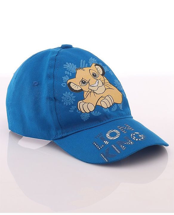 Babyhug Disney  Summer Cap With Lion King Graphics - Blue