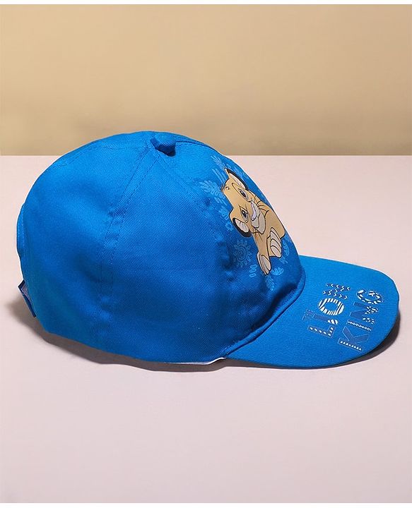 Babyhug Disney  Summer Cap With Lion King Graphics - Blue
