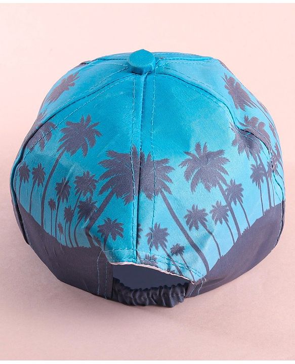 Babyhug Disney  Summer Cap With Mickey Mouse Graphics - Navy Blue