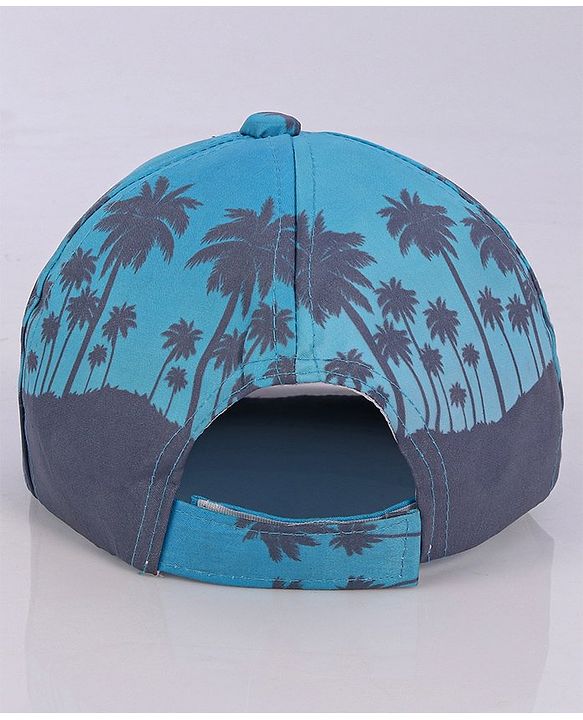 Babyhug Disney  Summer Cap With Mickey Mouse Graphics - Navy Blue