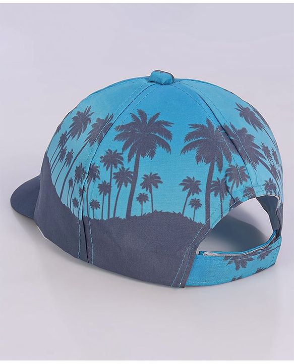 Babyhug Disney  Summer Cap With Mickey Mouse Graphics - Navy Blue