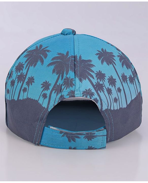 Babyhug Disney  Summer Cap With Mickey Mouse Graphics - Navy Blue