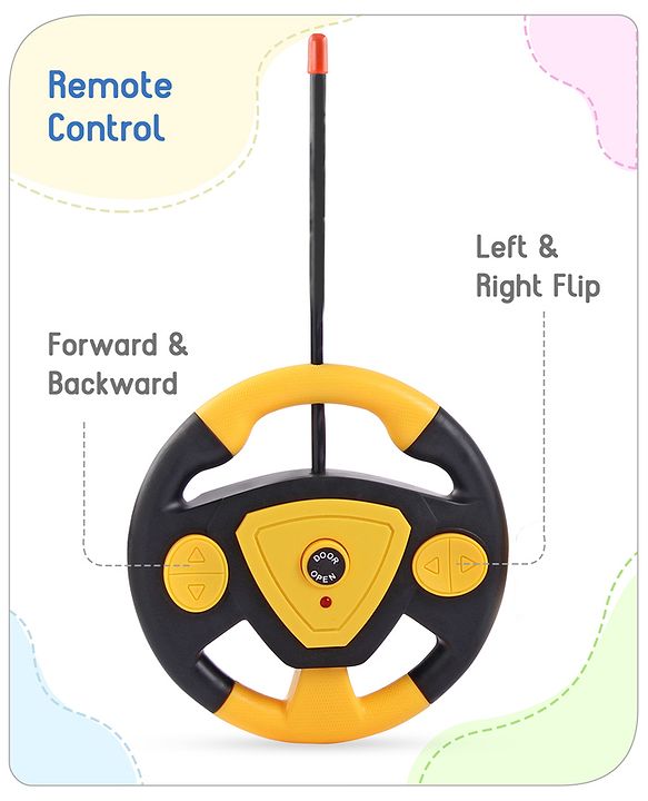 Babyhug Remote Control 1:16 Scale Openable Door Battery Operated Red Racing Car| USB-Cable Rechargeable Sports Car| High Speed Car with Long Lasting Battery and Bright LED Lights| BIS Certified| 3 Years+