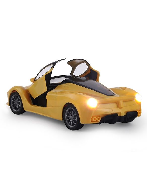 Babyhug Remote Control 1:16 Scale Openable Door Battery Operated Red Racing Car| USB-Cable Rechargeable Sports Car| High Speed Car with Long Lasting Battery and Bright LED Lights| BIS Certified| 3 Years+
