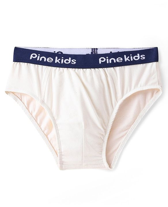 Pine Kids Cotton Lycra Knit Briefs Pack of 3 (Color & Print May Vary)