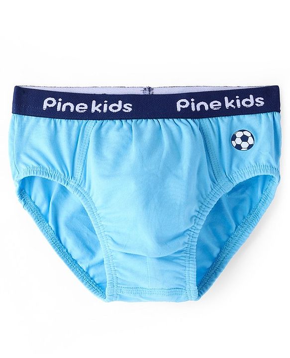 Pine Kids Cotton Lycra Briefs Pack of 3 (Color May Vary)