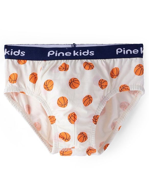 Pine Kids Cotton Lycra Briefs Pack of 3 (Color May Vary)