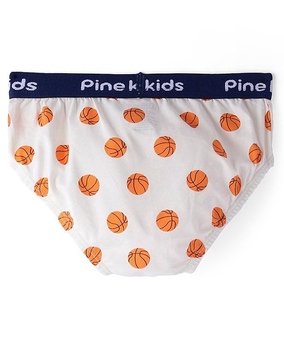 Pine Kids Cotton Lycra Briefs Pack of 3 (Color May Vary)
