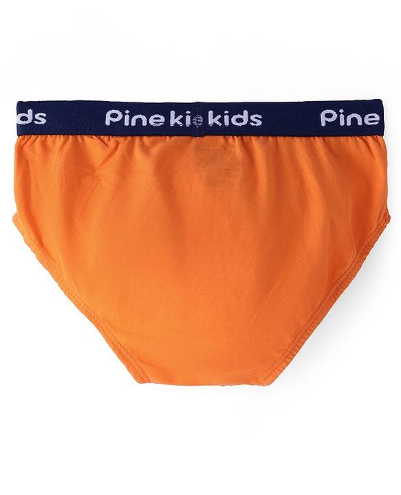 Pine Kids Cotton Lycra Briefs Pack of 3 (Color May Vary)