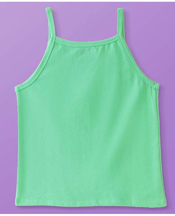 Pine Kids Cotton Lycra Knit Sleeveless Slips Floral & Heart Print Pack Of 3 (Color May Vary)