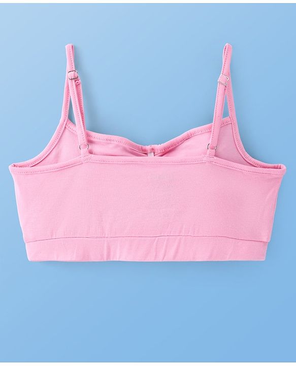 Pine Kids Cotton Sleeveless Bralettes With Floral Print Pack of 3 (Colour May Vary)